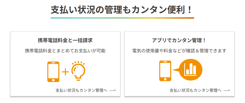 ドコモでんき 支払いをまとめられる